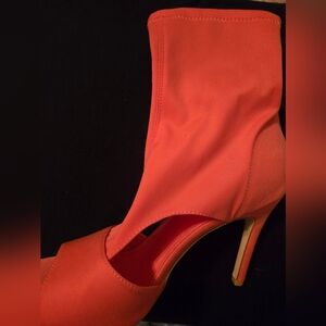 Elegant Coral Women's Heels